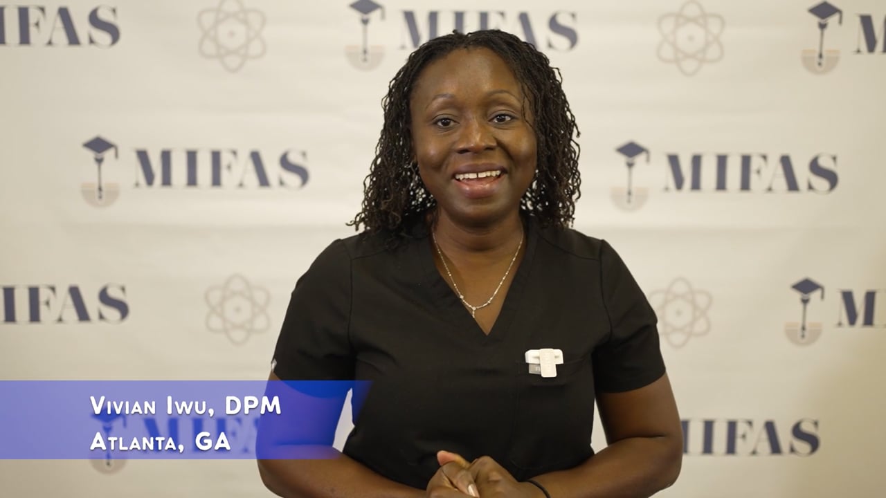 Dr. Vivian Iwu, video testimonial