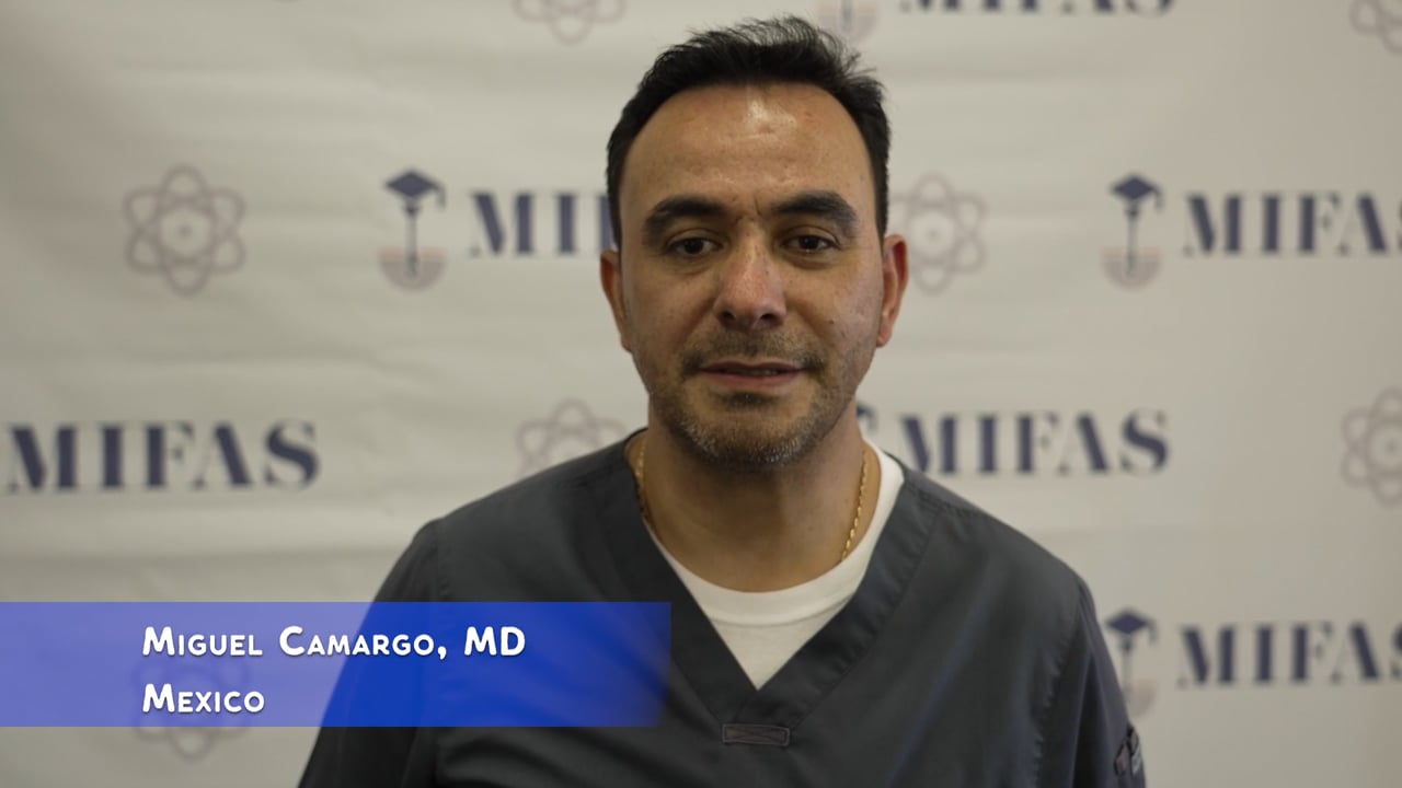 Dr. Miguel Camargo, video testimonial