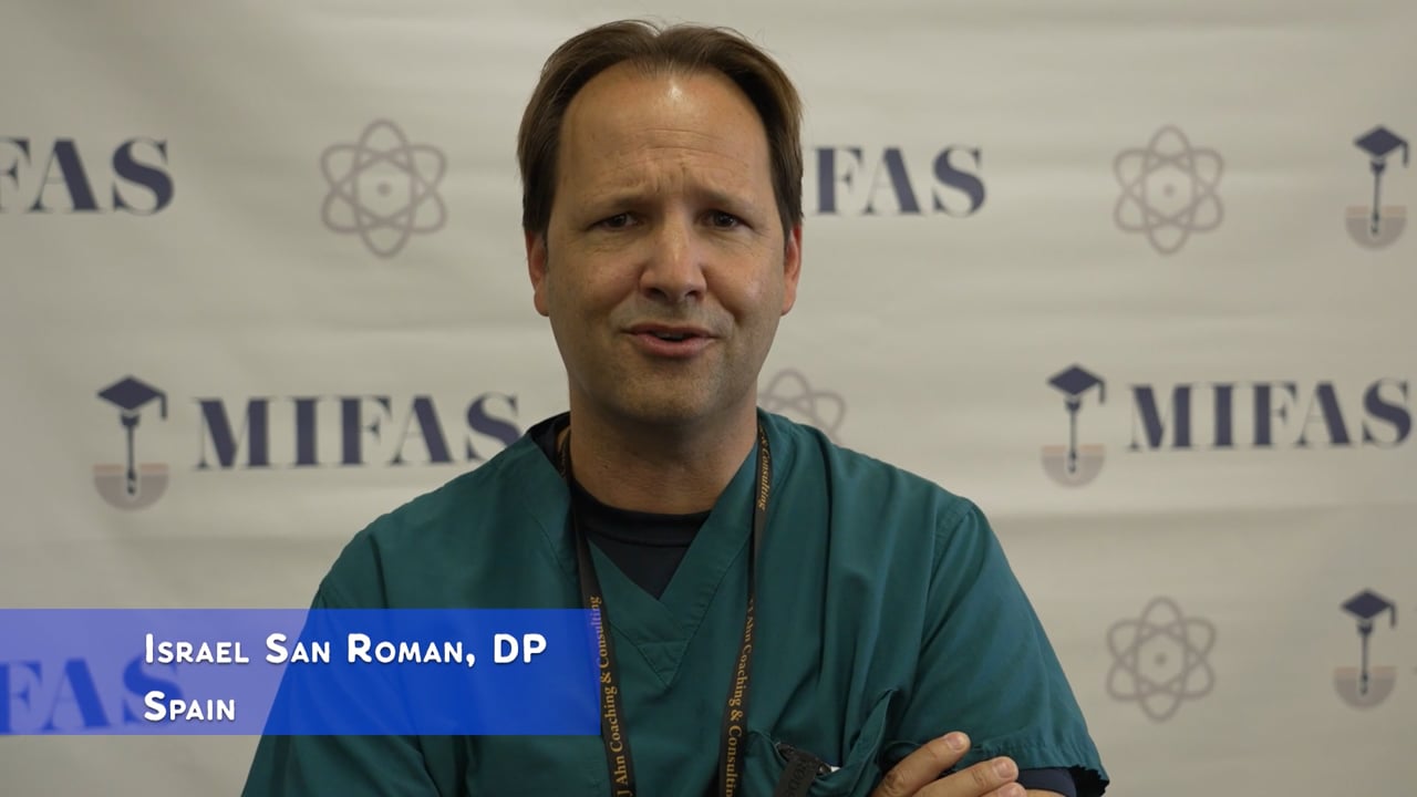 Dr. Israel San Roman, video testimonial